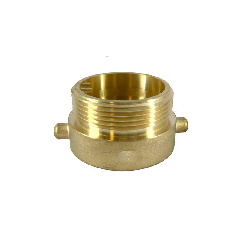 Adapter, Brass, 2.5" Female NPSH, 25" Male NH/NST, Pin, Fast
