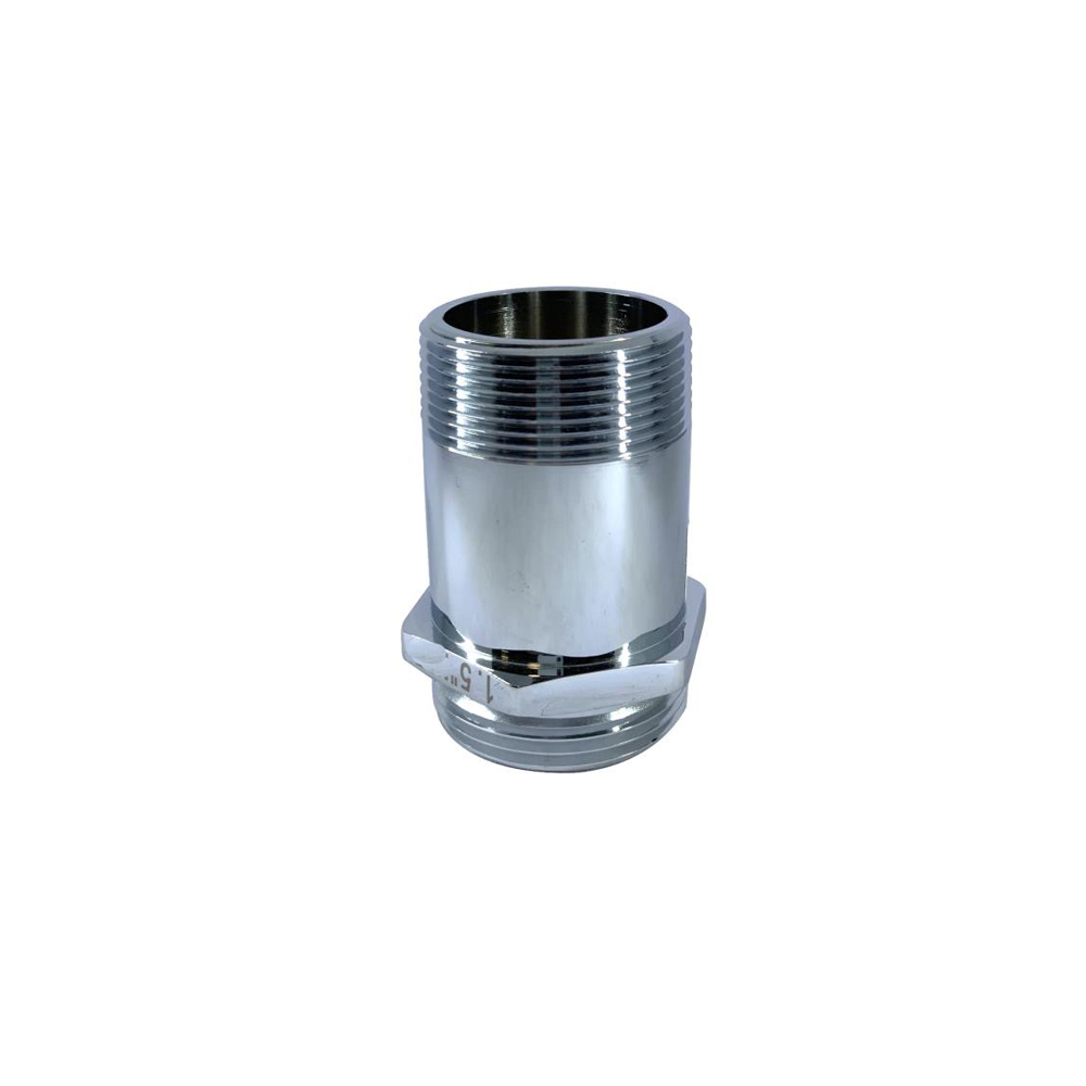 Adapter, Brass, 1.5" Male NPT, 1.5" Male NH/NST, Pin rack nipple, Fast