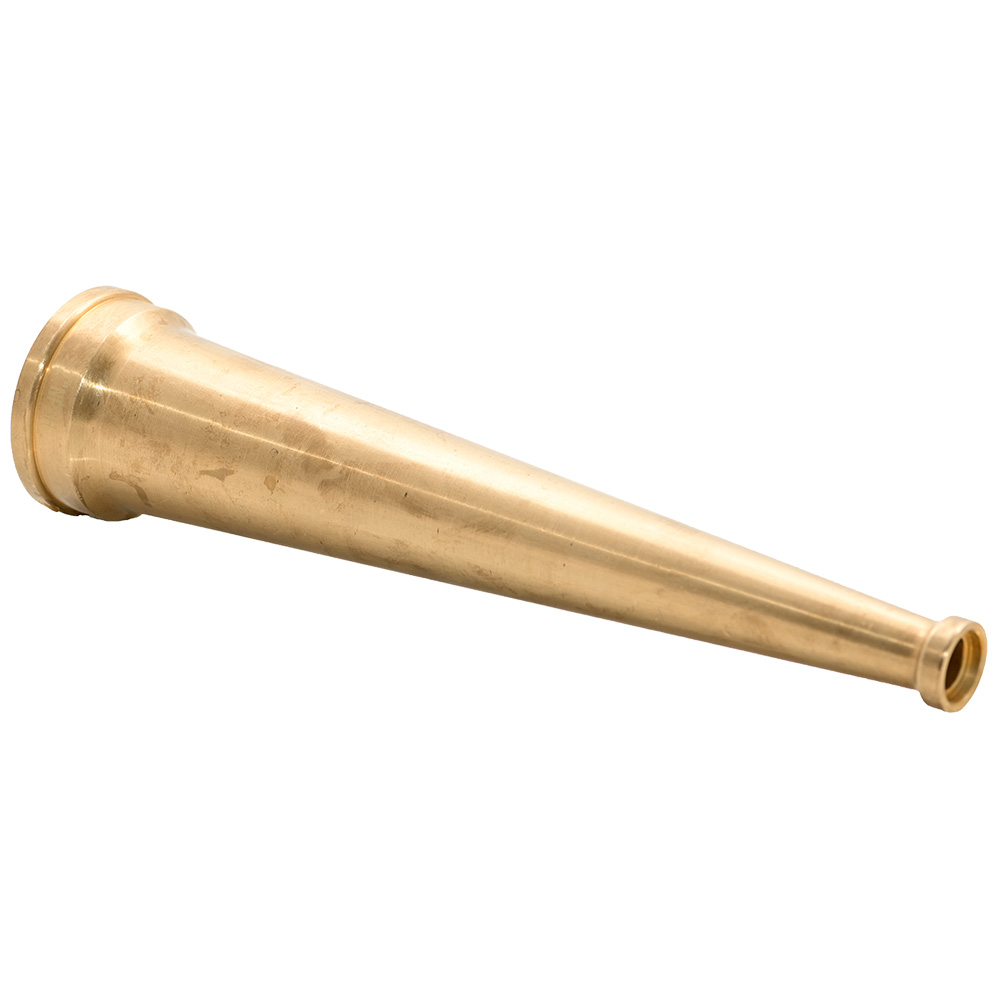 Nozzle, Brass, 0.75" GHT, 6" length, 0.25" orifice
