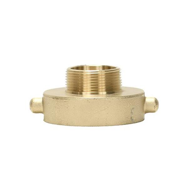 Adapter, Brass, 2.5" Female NH/NST, 2.5" Male NPT, Pin, Fast