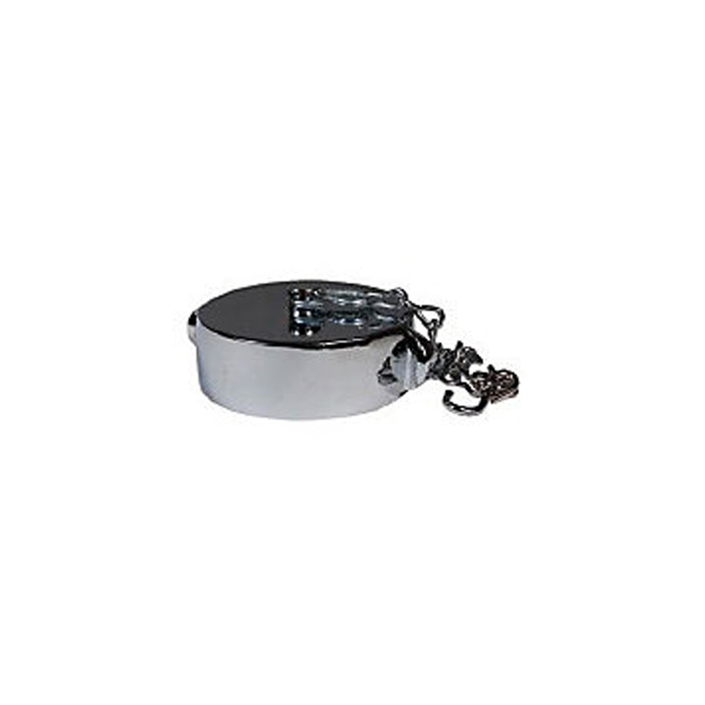 Cap, Brass, 2.5" NH/NST, Chain, Rocker, Chrome, Fast